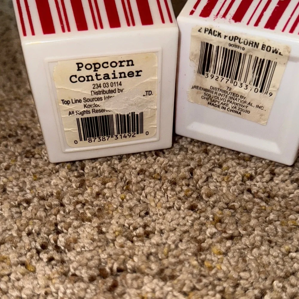 Red Popcorn Boxes for Parties